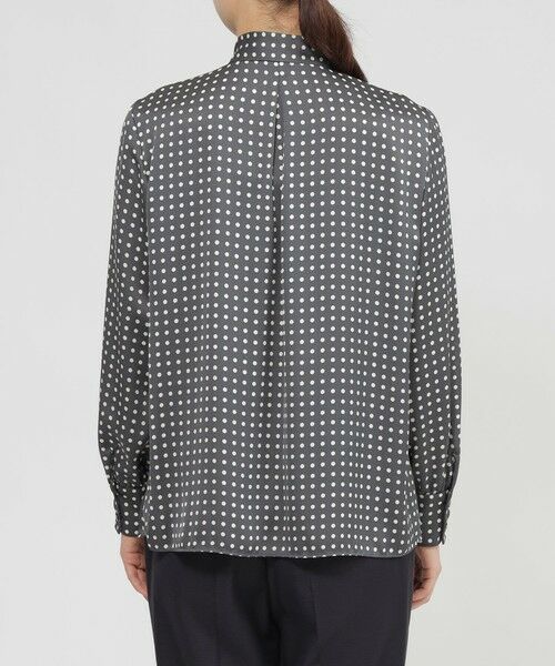 Paul Stuart / ポール・スチュアート シャツ・ブラウス | 【eclat掲載】【ウォッシャブル】ラインドット　ブラウス | 詳細8