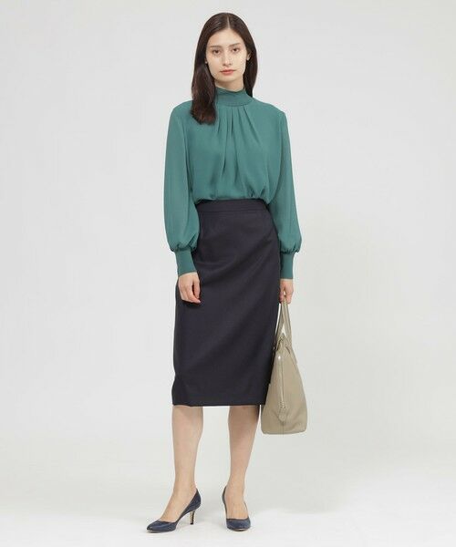 Paul Stuart / ポール・スチュアート シャツ・ブラウス | 【Nikkei magazine掲載】【ウォッシャブル】ジョーゼットコンビ　プルオーバー | 詳細5