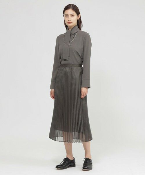 Paul Stuart / ポール・スチュアート シャツ・ブラウス | 【Nikkei magazine掲載】【ウォッシャブル】ヴィーナスバックサテン　ブラウス | 詳細4