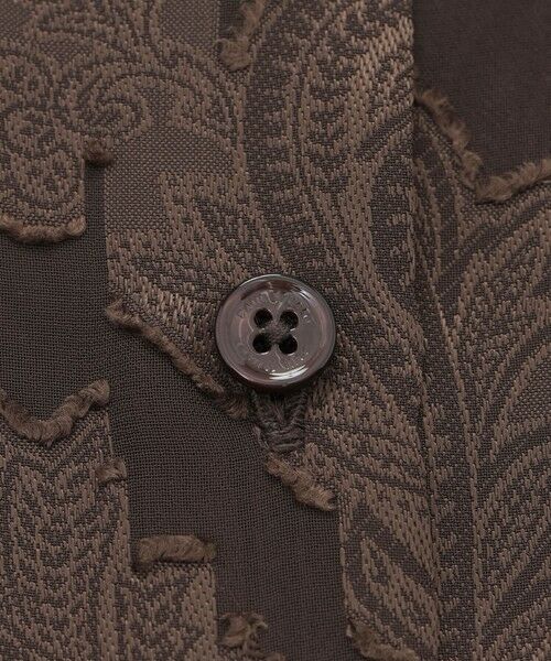 Paul Stuart / ポール・スチュアート シャツ・ブラウス | 【eclat掲載】【ウォッシャブル】シフォンカットジャカード　ブラウス | 詳細12