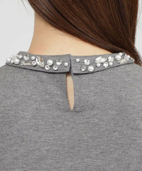 Paul Stuart / ポール・スチュアート ニット・セーター | 【Nikkei magazine/eclat掲載】【ウォッシャブル】ビジューニット　プルオーバー | 詳細10