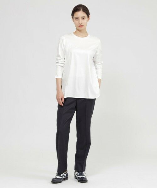 Paul Stuart / ポール・スチュアート カットソー | 【ウォッシャブル】ソフトスムース　プルオーバー | 詳細1