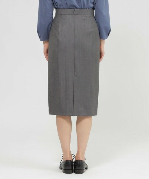 Paul Stuart / ポール・スチュアート スカート | ウールストライプ スカート | 詳細5