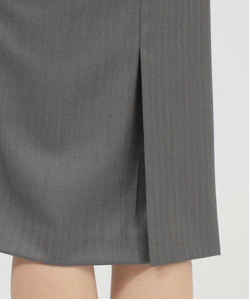 Paul Stuart / ポール・スチュアート スカート | ウールストライプ スカート | 詳細6
