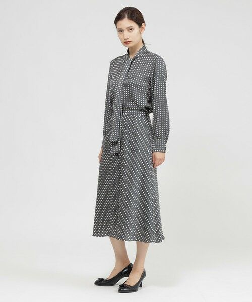 Paul Stuart / ポール・スチュアート スカート | 【ウォッシャブル】ラインドット　スカート | 詳細2