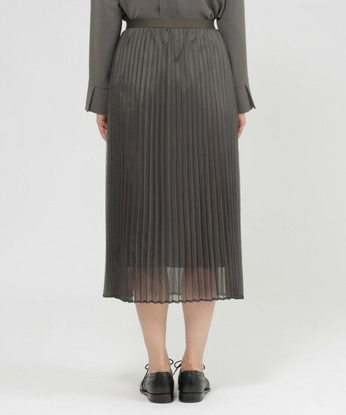 Paul Stuart / ポール・スチュアート スカート | 【Nikkei magazine/eclat掲載】【ウォッシャブル】マットオーガンジー　スカート | 詳細7