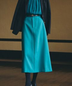 Paul Stuart / ポール・スチュアート スカート | 【Nikkei magazine掲載】ウールダブルサテン　スカート