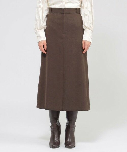 Paul Stuart / ポール・スチュアート スカート | 【Nikkei magazine掲載】ウールダブルサテン　スカート | 詳細6