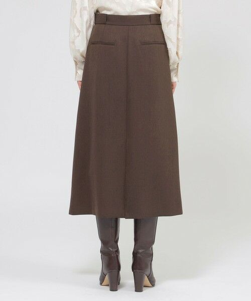 Paul Stuart / ポール・スチュアート スカート | 【Nikkei magazine掲載】ウールダブルサテン　スカート | 詳細8