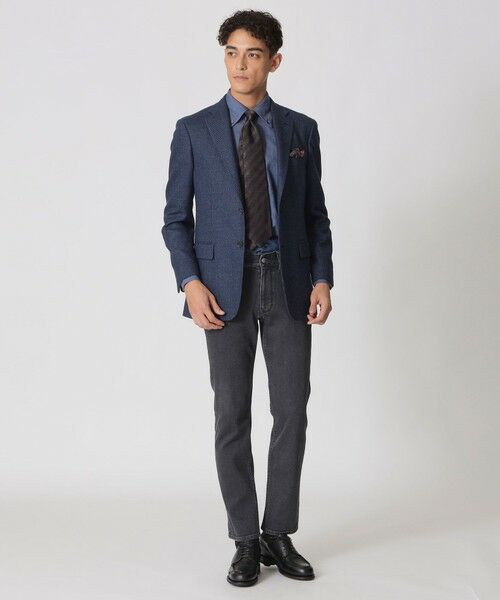 Paul Stuart / ポール・スチュアート ネクタイ | ネクタイ/へリンボンストライプ柄（西陣生地使用） | 詳細2