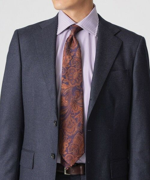 Paul Stuart / ポール・スチュアート ネクタイ | 【Nikkei magazine掲載】ネクタイ/カシミール柄 | 詳細1