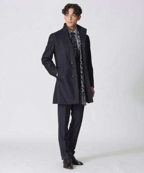 Paul Stuart / ポール・スチュアート その他アウター | 【HOUSTON】カシミヤ混スタンドカラーコート | 詳細4