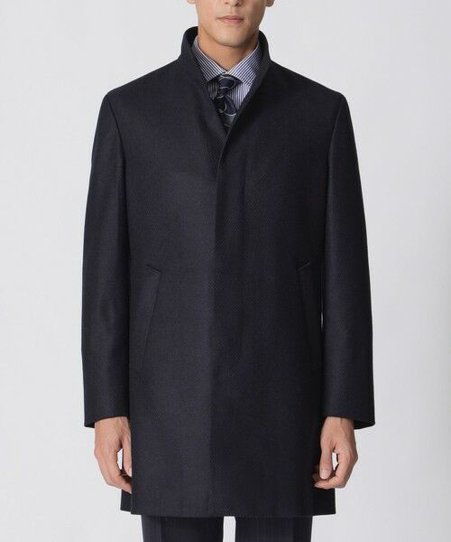 HOUSTON】カシミヤ混スタンドカラーコート （その他アウター