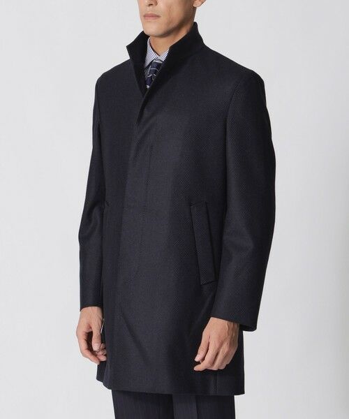 Paul Stuart / ポール・スチュアート その他アウター | 【HOUSTON】カシミヤ混スタンドカラーコート | 詳細6