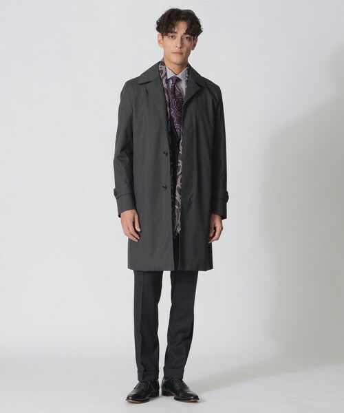Paul Stuart / ポール・スチュアート その他アウター | 【はっ水/防風】【QUINTESSENTIAL】【MADISON】オリジナルトップツイルウールバルマカーンコート | 詳細2
