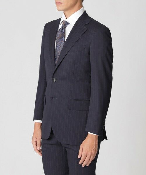 Paul Stuart / ポール・スチュアート セットアップ | 【BAKER MODEL】フェードストライプ柄スーツ | 詳細3
