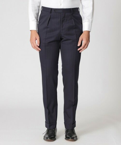 Paul Stuart / ポール・スチュアート セットアップ | 【BAKER MODEL】フェードストライプ柄スーツ | 詳細11