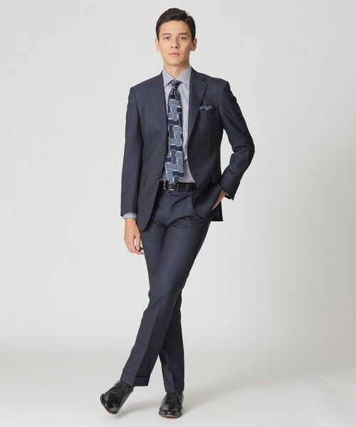 Paul Stuart / ポール・スチュアート セットアップ | 【Nikkei magazine掲載】【EASTGATE MODEL/Adjustable Fit】ピンヘッド柄スーツ | 詳細1