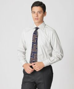 Paul Stuart / ポール・スチュアート シャツ・ブラウス | 【Nikkei magazine掲載】ロンスト柄セミワイドカラードレスシャツ