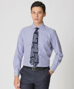 Paul Stuart / ポール・スチュアート シャツ・ブラウス | 【Nikkei magazine掲載】ロンスト柄セミワイドカラードレスシャツ