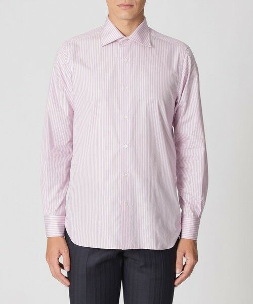 Paul Stuart / ポール・スチュアート シャツ・ブラウス | 【Nikkei magazine掲載】オルタネイトストライプ柄ドレスシャツ | 詳細3