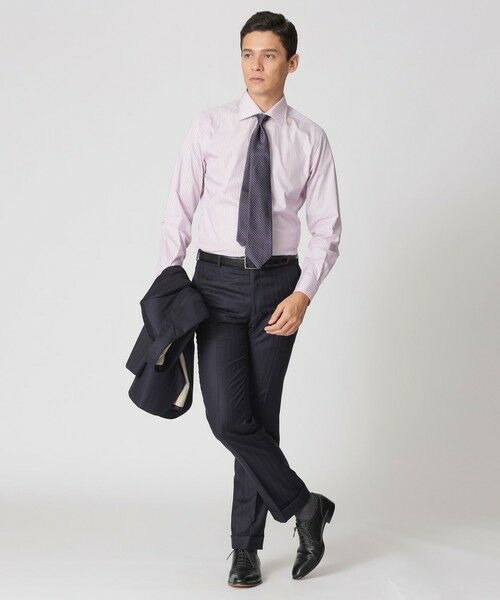 Paul Stuart / ポール・スチュアート シャツ・ブラウス | 【Nikkei magazine掲載】オルタネイトストライプ柄ドレスシャツ | 詳細1