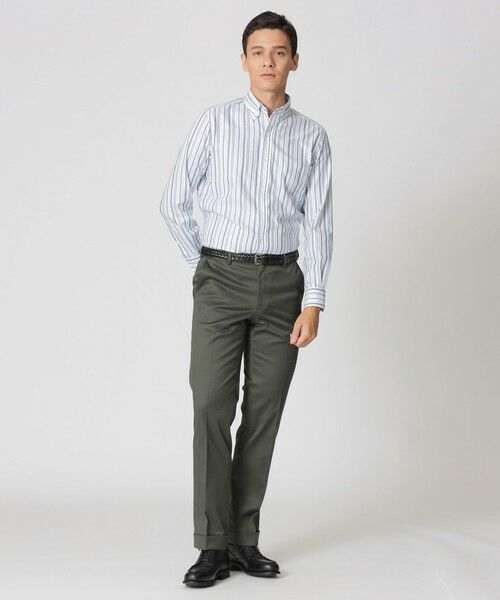 Paul Stuart / ポール・スチュアート シャツ・ブラウス | マルチストライプ柄ボタンダウンシャツ | 詳細1