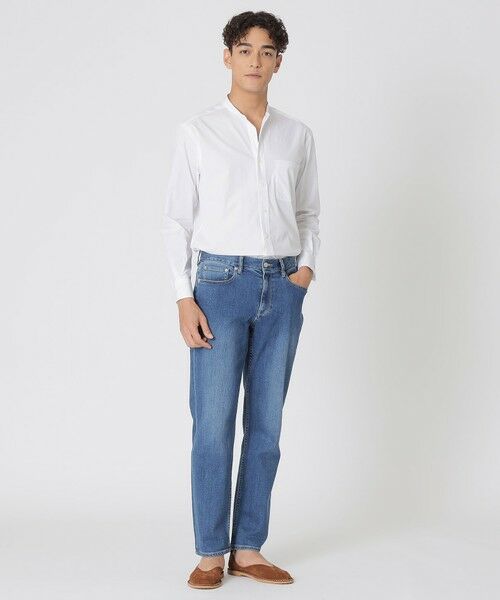 Paul Stuart / ポール・スチュアート シャツ・ブラウス | ハケメバンドカラーシャツ | 詳細1