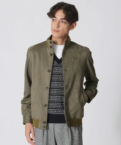 Paul Stuart / ポール・スチュアート カットソー | ストレッチスエードフライトブルゾン