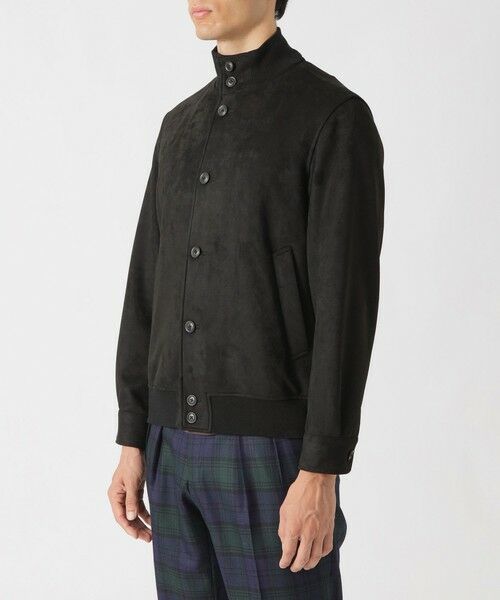 Paul Stuart / ポール・スチュアート カットソー | ストレッチスエードフライトブルゾン | 詳細4