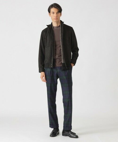 Paul Stuart / ポール・スチュアート カットソー | ストレッチスエードフライトブルゾン | 詳細1