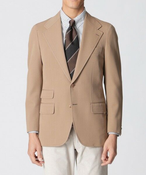 Paul Stuart / ポール・スチュアート その他アウター | 【数量限定】「COLLECTION LINE」ウールトリコチンシングル2ボタンブレザー | 詳細3