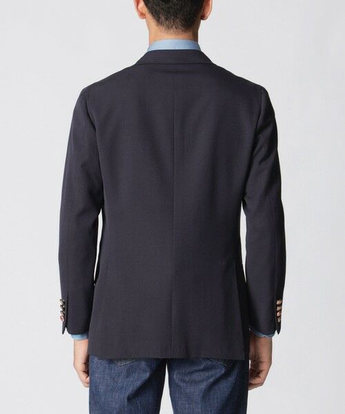 Paul Stuart / ポール・スチュアート その他アウター | 【数量限定】「COLLECTION LINE」ウールトリコチン ピークドワイドラペル ダブル4ボタンブレザー | 詳細4