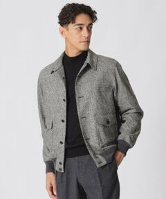 Paul Stuart / ポール・スチュアート ブルゾン | 【数量限定】「COLLECTION LINE」ネップツイード　A-2タイプブルゾン