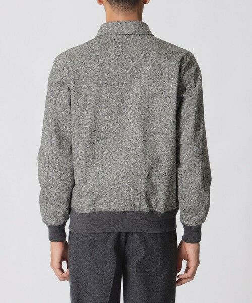 Paul Stuart / ポール・スチュアート ブルゾン | 【数量限定】「COLLECTION LINE」ネップツイード A-2タイプブルゾン | 詳細4