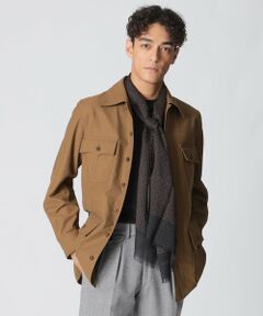 Paul Stuart / ポール・スチュアート ブルゾン | 【数量限定】「COLLECTION LINE」サファリシャツジャケット