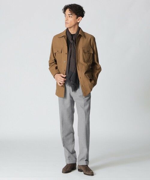 Paul Stuart / ポール・スチュアート ブルゾン | 【数量限定】「COLLECTION LINE」サファリシャツジャケット | 詳細2