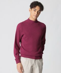 Paul Stuart / ポール・スチュアート ニット・セーター | 【数量限定】「COLLECTION LINE」ガーンジーモックネックニット