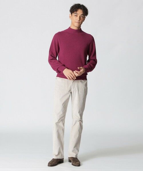 Paul Stuart / ポール・スチュアート ニット・セーター | 【数量限定】「COLLECTION LINE」ガーンジーモックネックニット | 詳細3