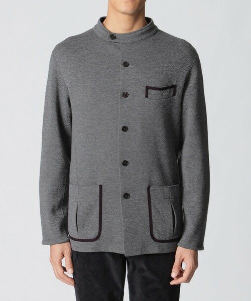 Paul Stuart / ポール・スチュアート ニット・セーター | 【数量限定】「COLLECTION LINE」ミラノリブニットチョアジャケット | 詳細3