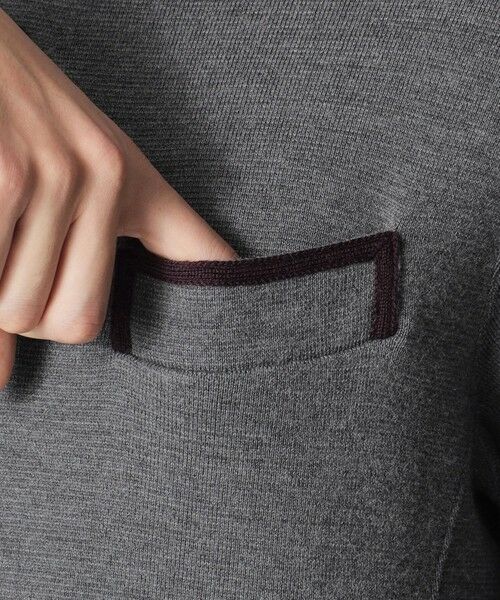 Paul Stuart / ポール・スチュアート ニット・セーター | 【数量限定】「COLLECTION LINE」ミラノリブニットチョアジャケット | 詳細6