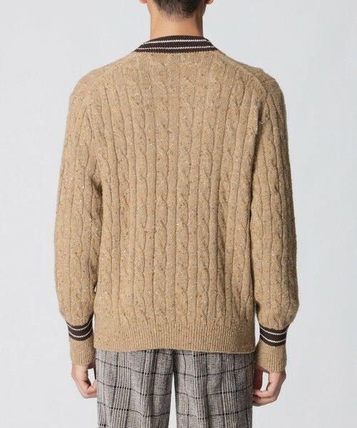 Paul Stuart / ポール・スチュアート ニット・セーター | 【数量限定】「COLLECTION LINE」ミックスヤーン クリケットカーディガン | 詳細5