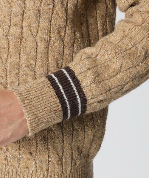 Paul Stuart / ポール・スチュアート ニット・セーター | 【数量限定】「COLLECTION LINE」ミックスヤーン クリケットカーディガン | 詳細6