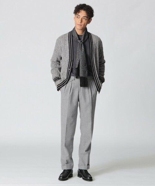 Paul Stuart / ポール・スチュアート ニット・セーター | 【数量限定】「COLLECTION LINE」ミックスヤーン クリケットカーディガン | 詳細1