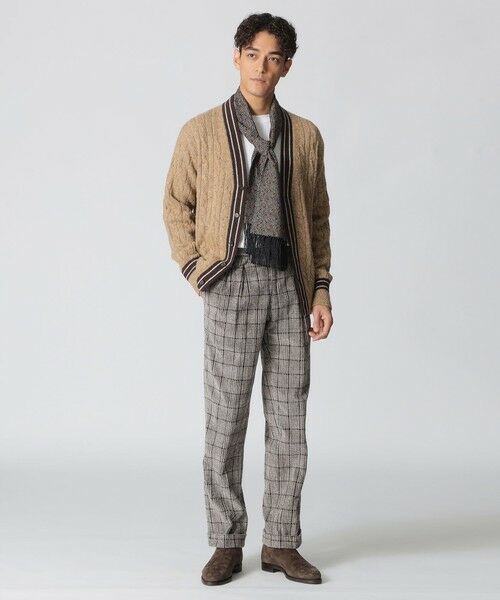 Paul Stuart / ポール・スチュアート ニット・セーター | 【数量限定】「COLLECTION LINE」ミックスヤーン クリケットカーディガン | 詳細2