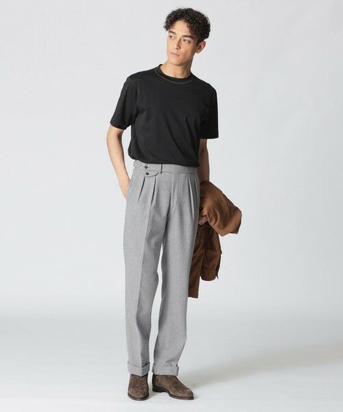 Paul Stuart / ポール・スチュアート カットソー | 【数量限定】「COLLECTION LINE」クルーネック半袖Tシャツ | 詳細5