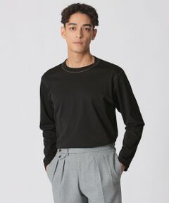 Paul Stuart / ポール・スチュアート カットソー | 【数量限定】「COLLECTION LINE」クルーネック長袖Tシャツ
