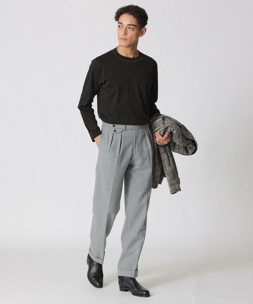 Paul Stuart / ポール・スチュアート カットソー | 【数量限定】「COLLECTION LINE」クルーネック長袖Tシャツ | 詳細3