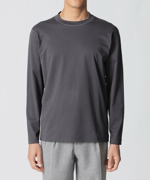 Paul Stuart / ポール・スチュアート カットソー | 【数量限定】「COLLECTION LINE」クルーネック長袖Tシャツ | 詳細4