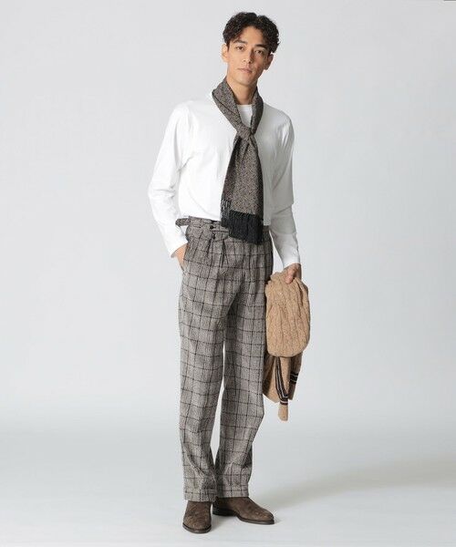 Paul Stuart / ポール・スチュアート カットソー | 【数量限定】「COLLECTION LINE」クルーネック長袖Tシャツ | 詳細1